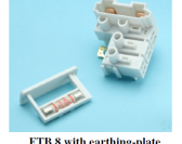 FTB8  -  BS 3P Screw+Screwless Fused Terminal  