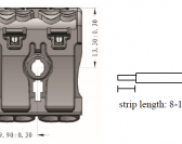 P02-2    2-pole with 1-Side Press-Button