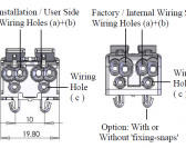 P02-2    2-pole with 1-Side Press-Button